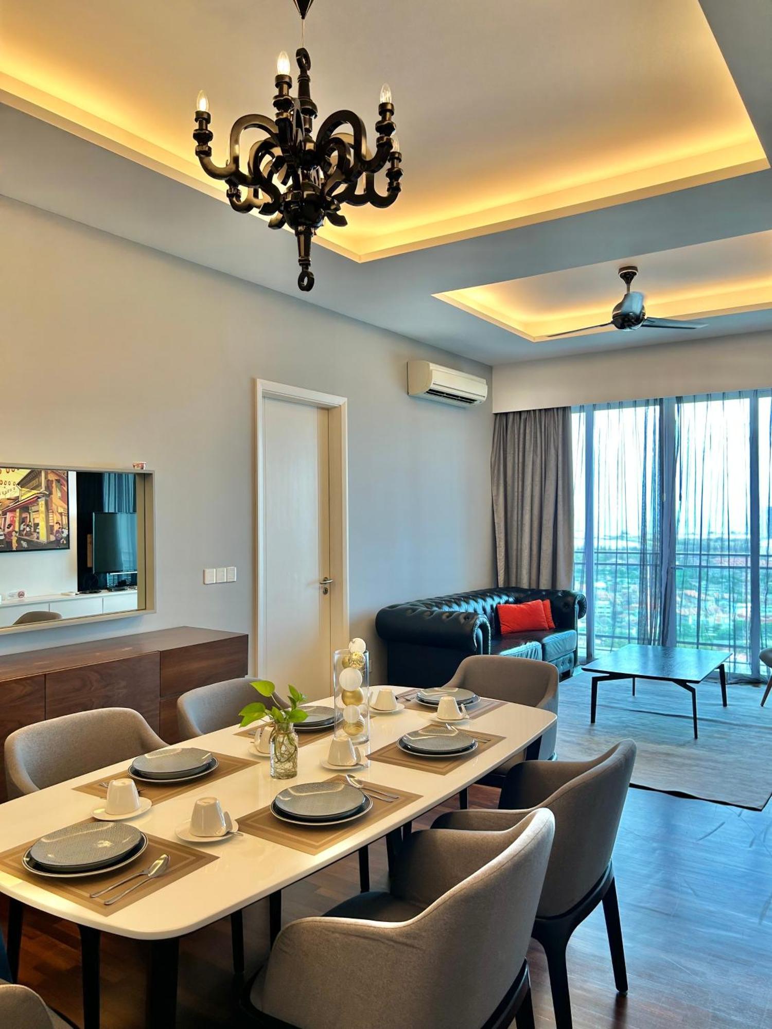 Luxury 3Br Penthouse I The Shore Hotel & Residence I Seaview I Poolview I 6-9Pax 豪华3房顶层公寓 Малакка Экстерьер фото